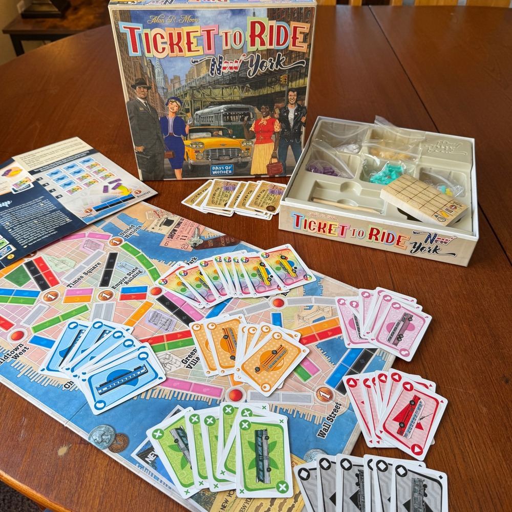 Days of Wonder Ticket to Ride New York Board Game NYC Strategy Game